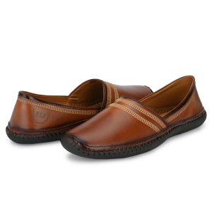 Comfort fit Formal Roman shoe | Tan colour 001