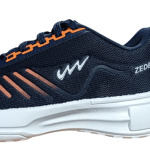 Comfort Fit | Air Mix shoe with Net material ( Blue and orange 1002)